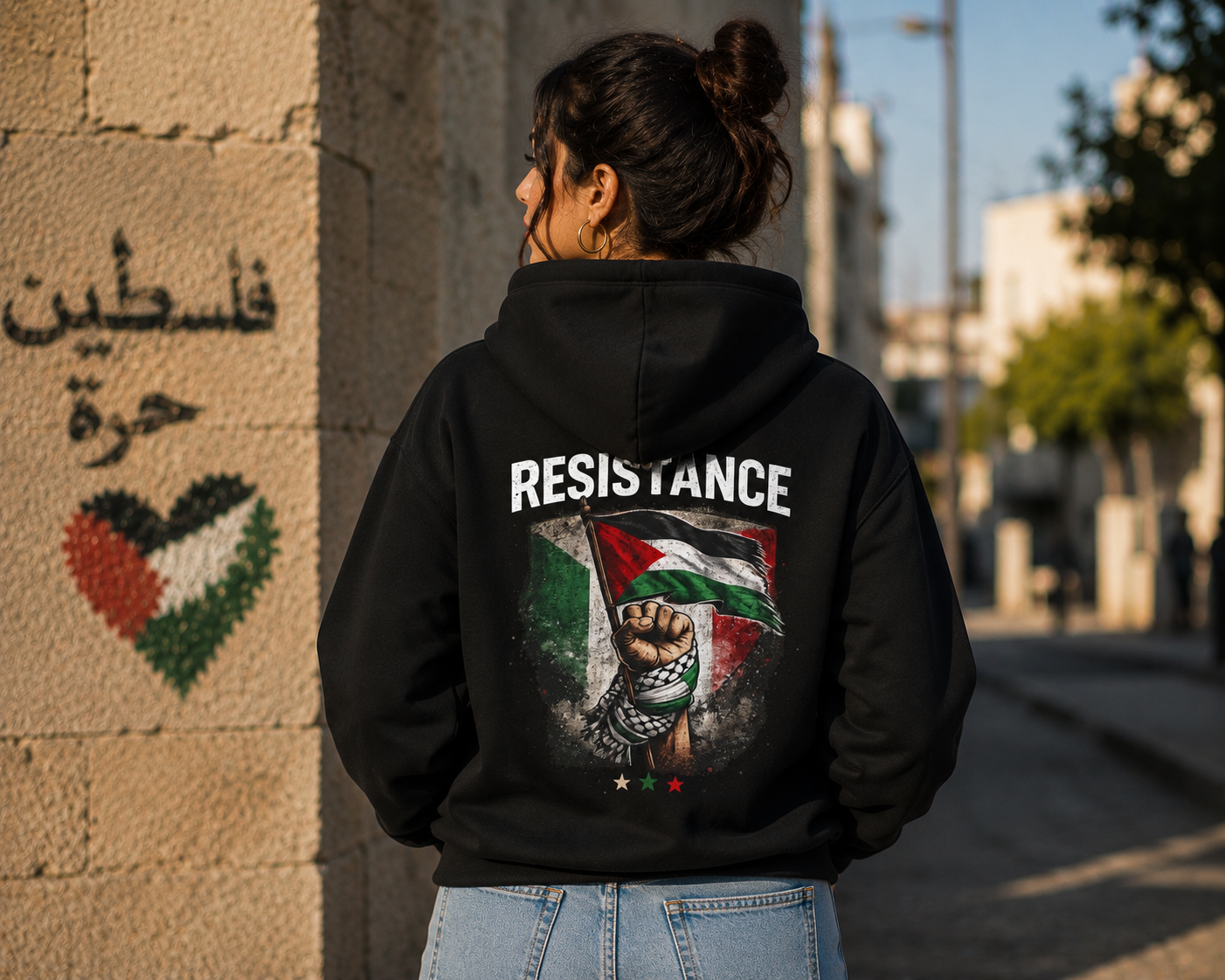 Free Palestine Midweight Hoodie – Premium Streetwear Pullover