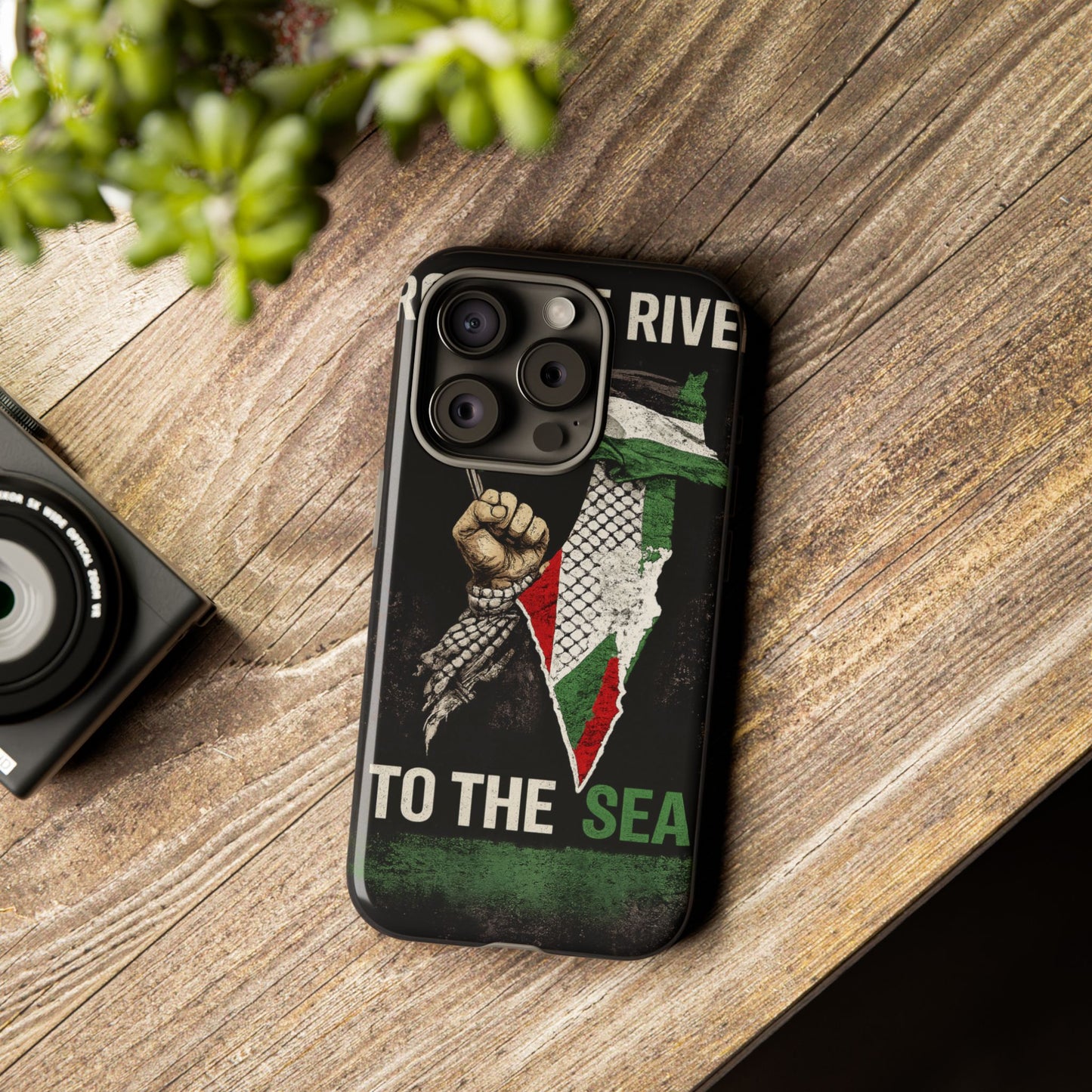 Palestine Flag Fist Phone Case – Protective Solidarity Design
