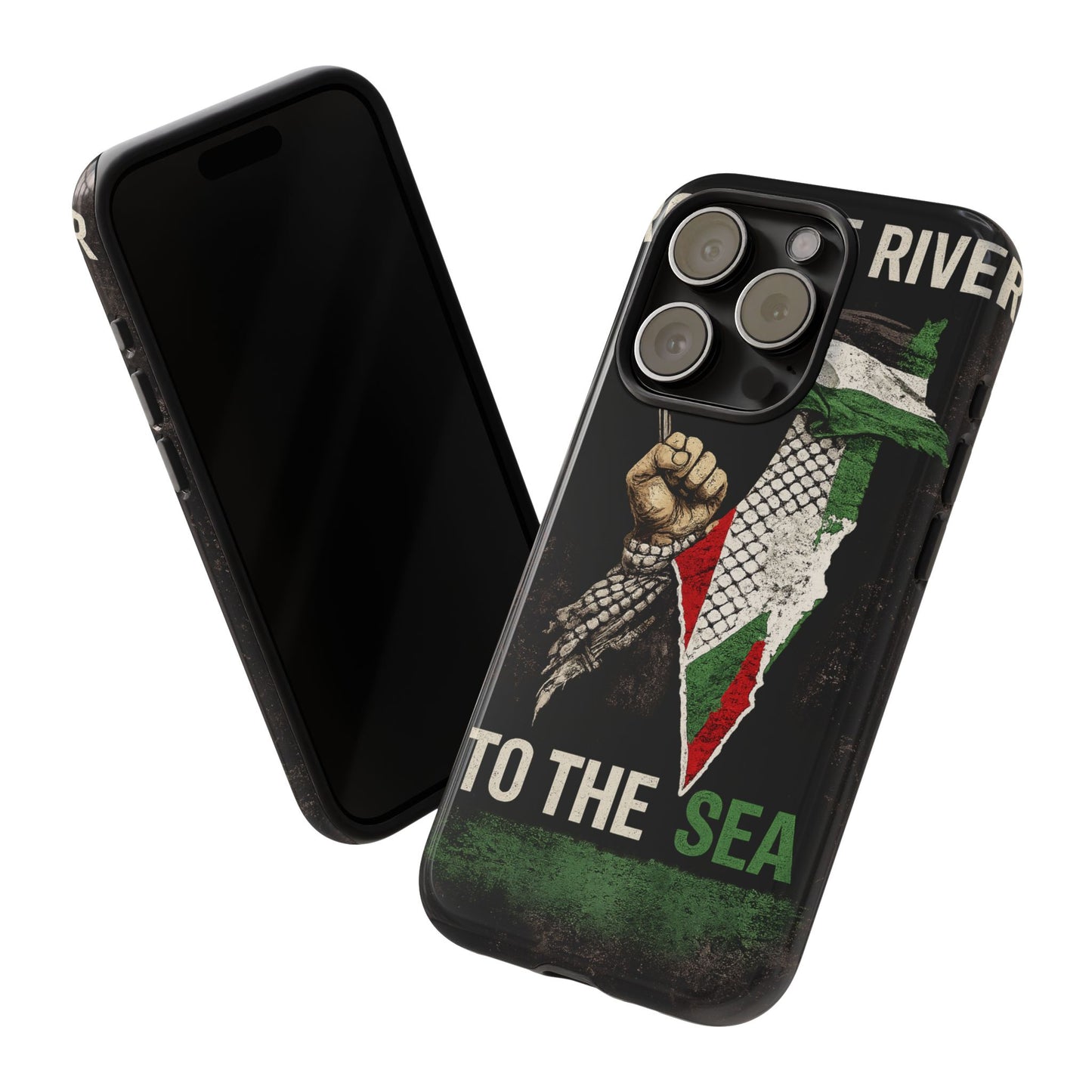 Palestine Flag Fist Phone Case – Protective Solidarity Design