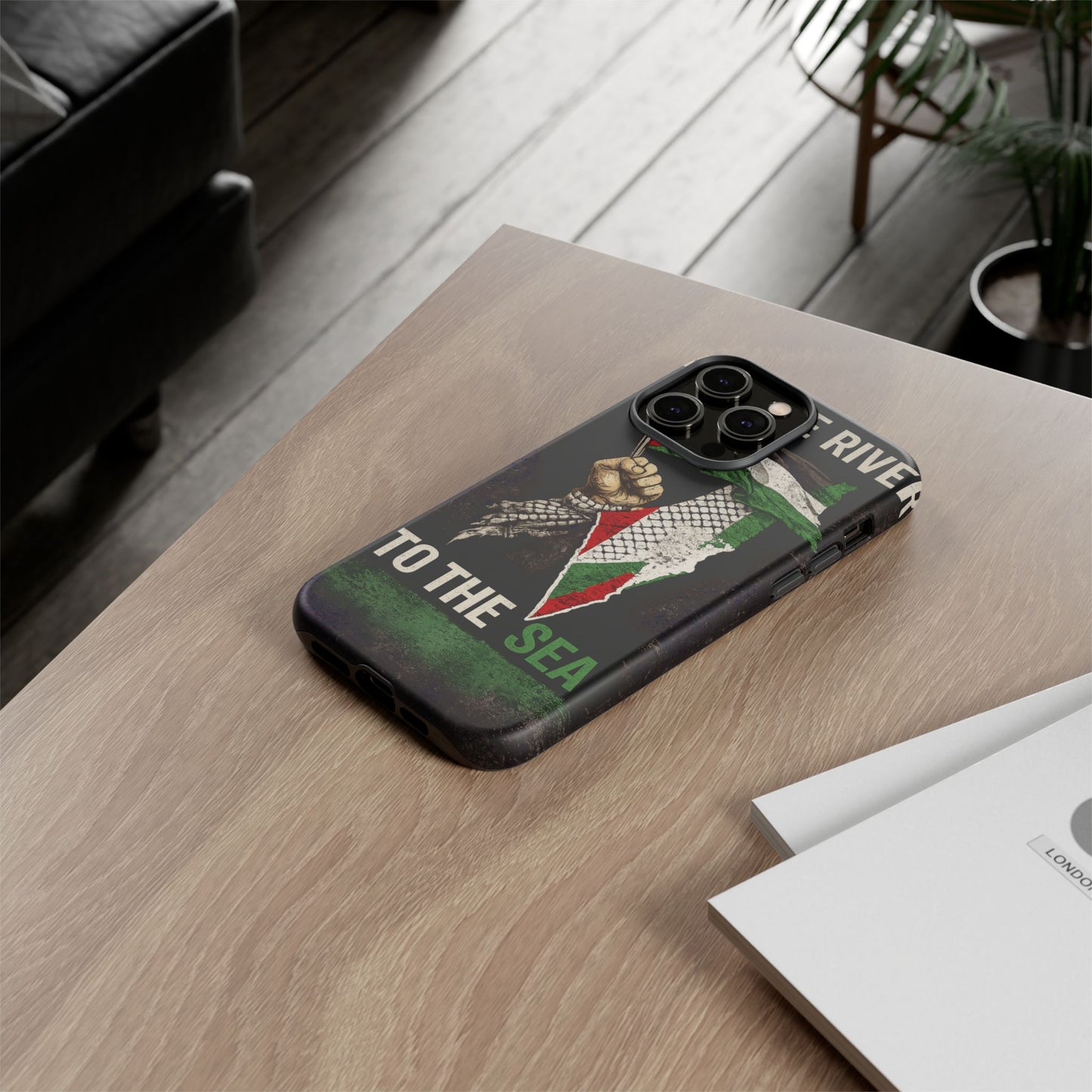 Palestine Flag Fist Phone Case – Protective Solidarity Design