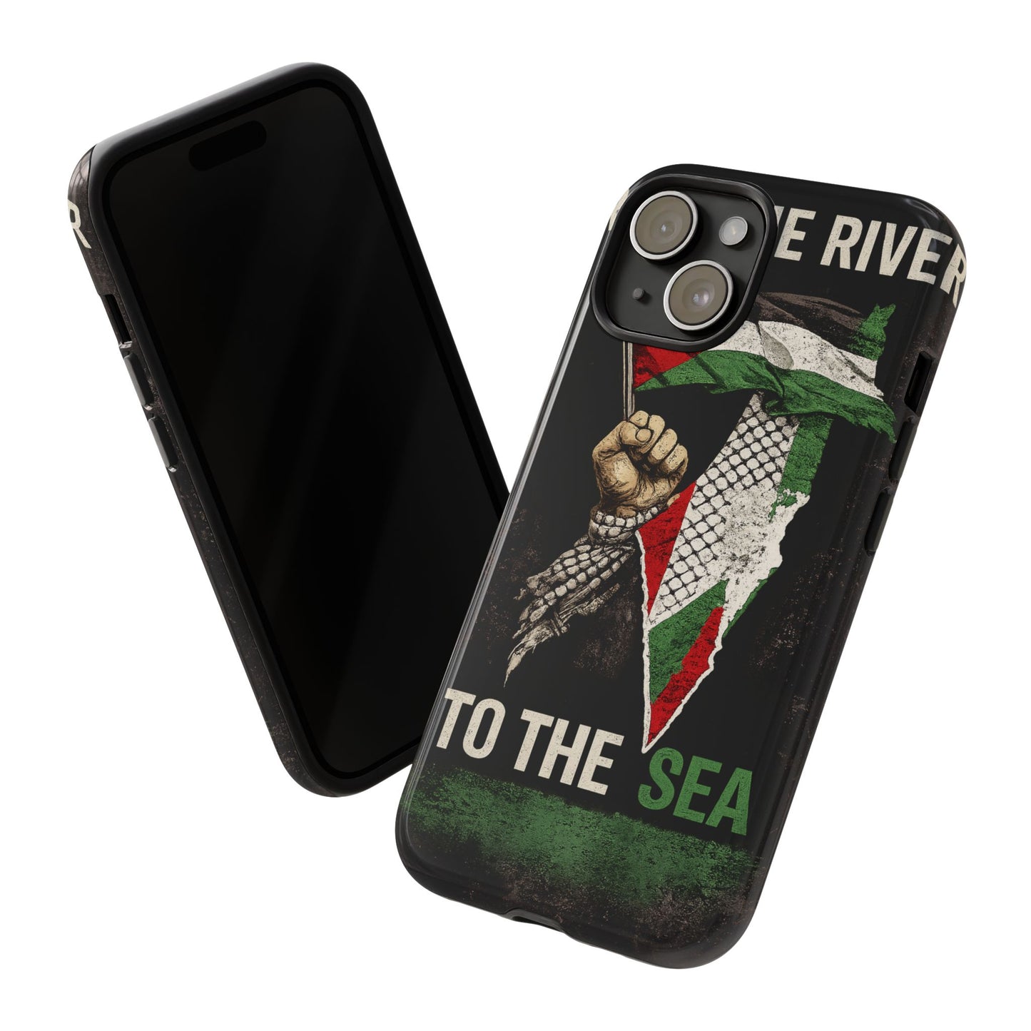 Palestine Flag Fist Phone Case – Protective Solidarity Design