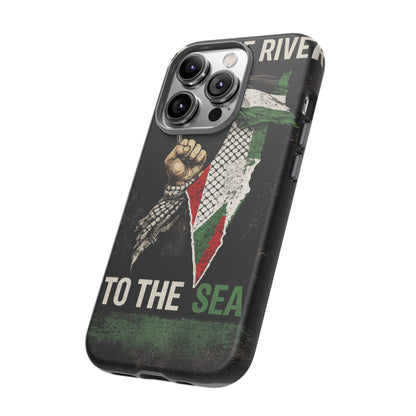 Palestine Flag Fist Phone Case – Protective Solidarity Design