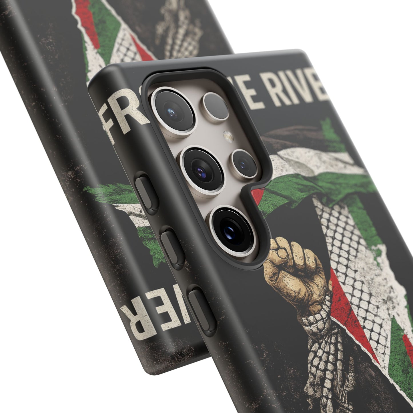Palestine Flag Fist Phone Case – Protective Solidarity Design