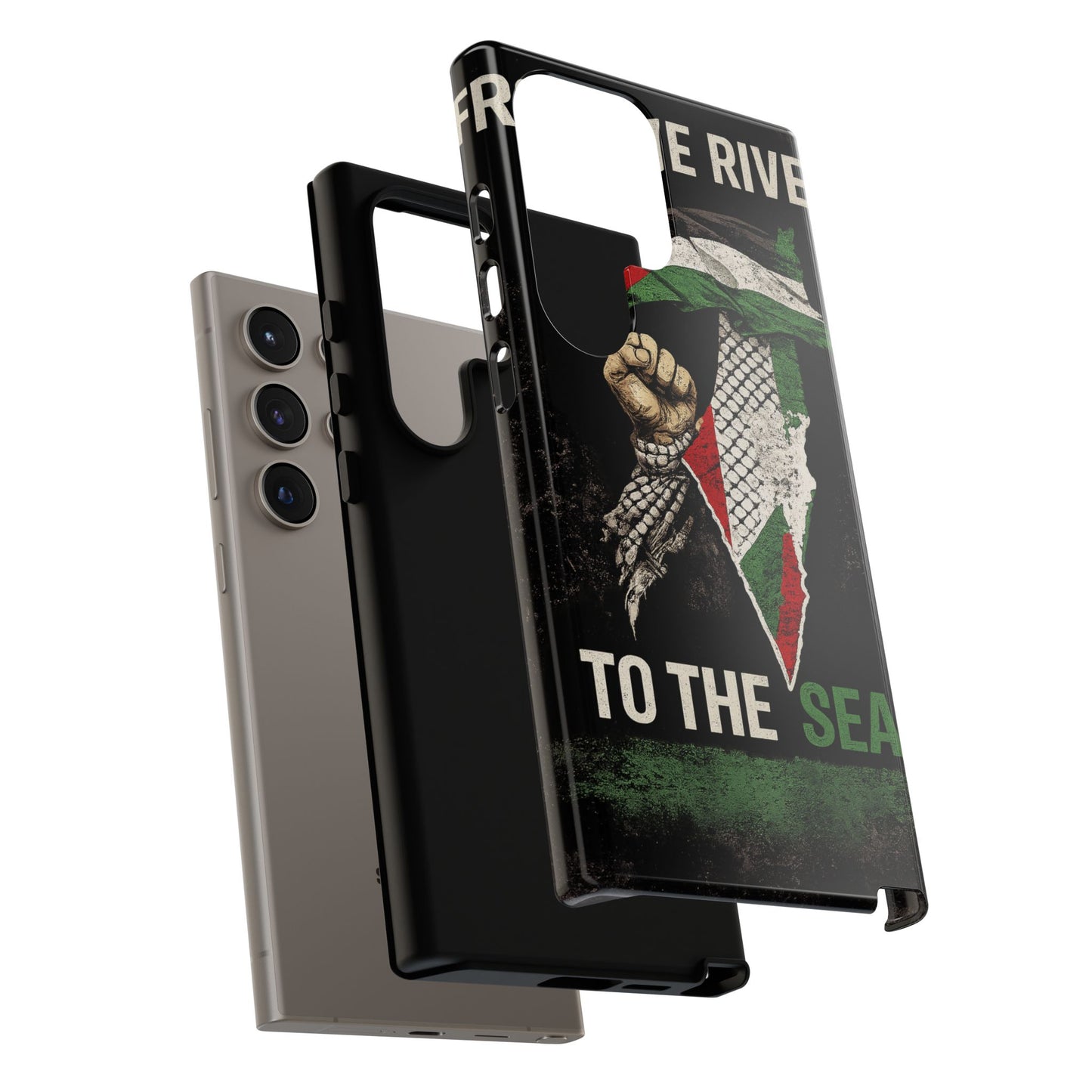 Palestine Flag Fist Phone Case – Protective Solidarity Design