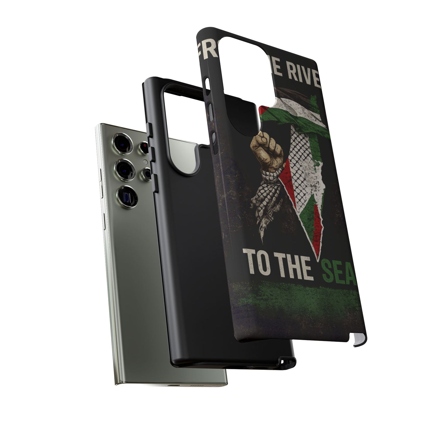 Palestine Flag Fist Phone Case – Protective Solidarity Design