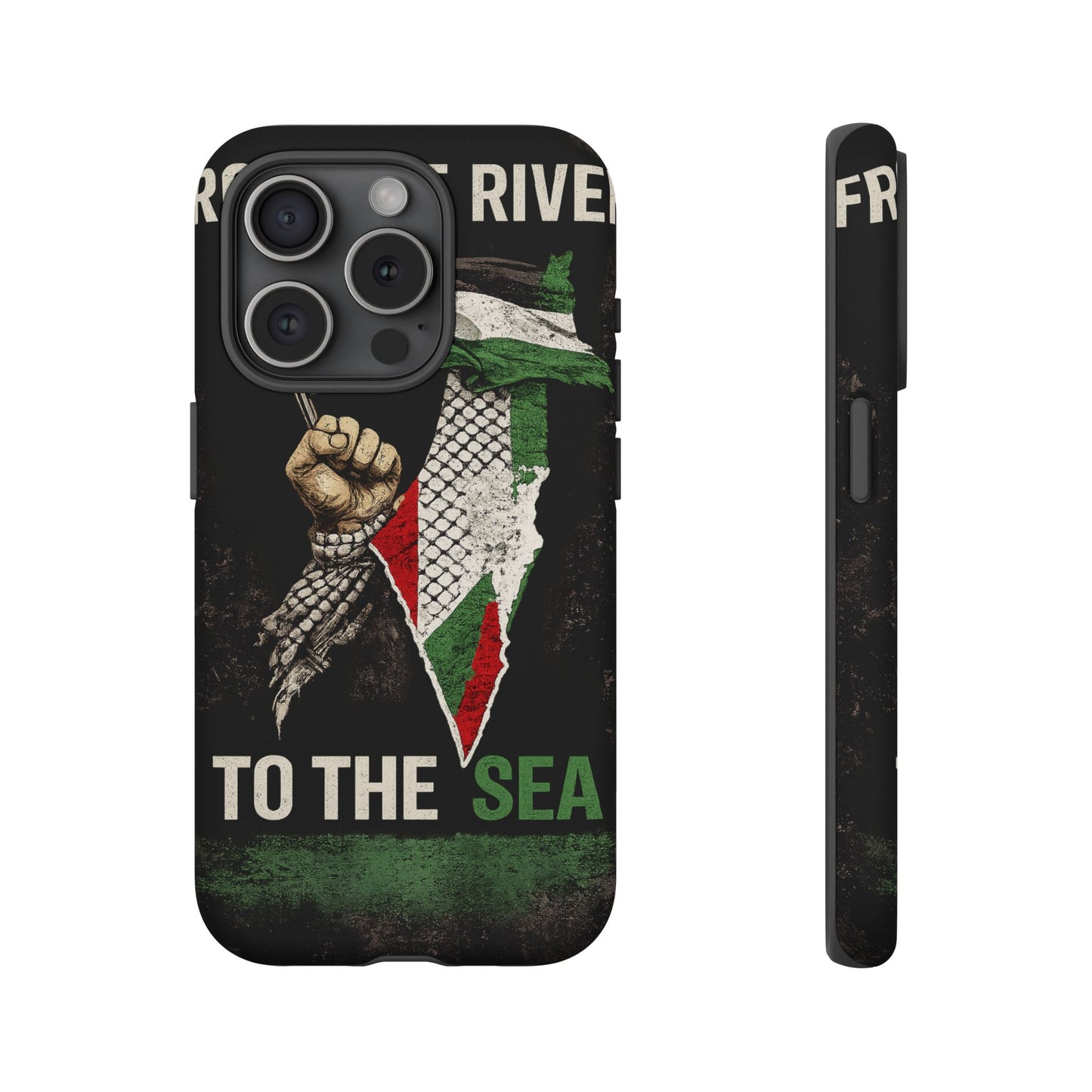 Palestine Flag Fist Phone Case – Protective Solidarity Design