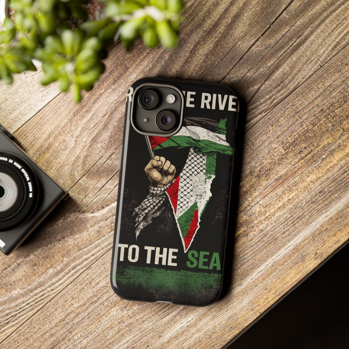 Palestine Flag Fist Phone Case – Protective Solidarity Design