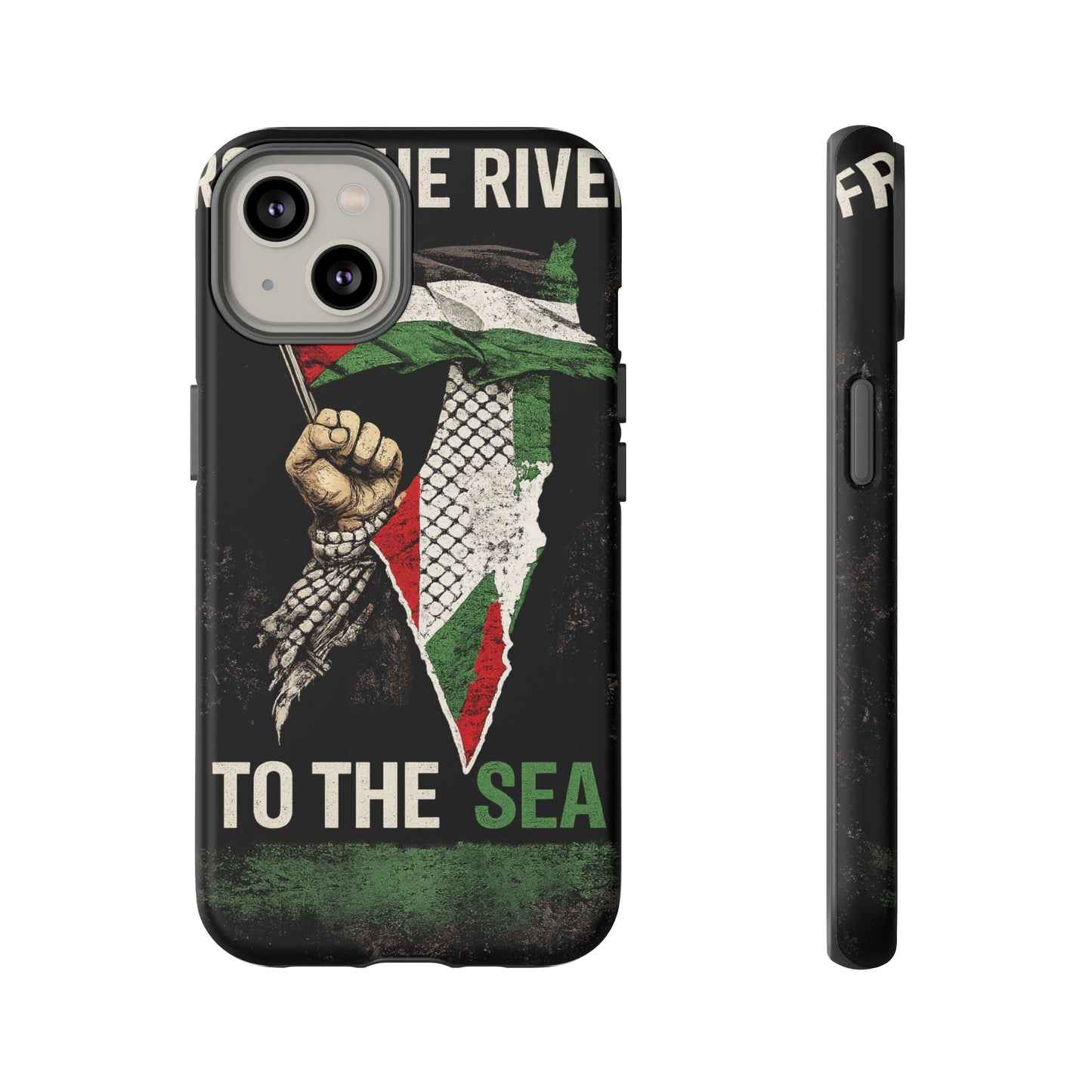 Palestine Flag Fist Phone Case – Protective Solidarity Design