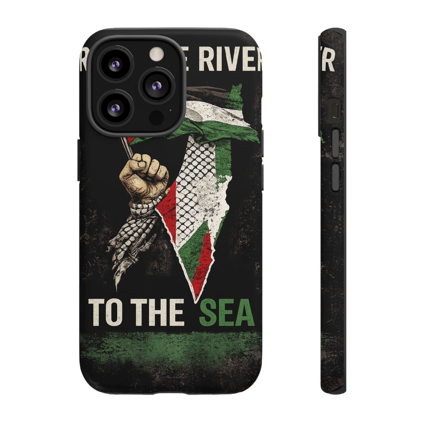 Palestine Flag Fist Phone Case – Protective Solidarity Design