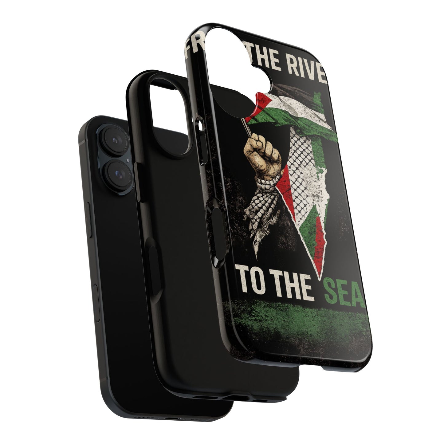 Palestine Flag Fist Phone Case – Protective Solidarity Design