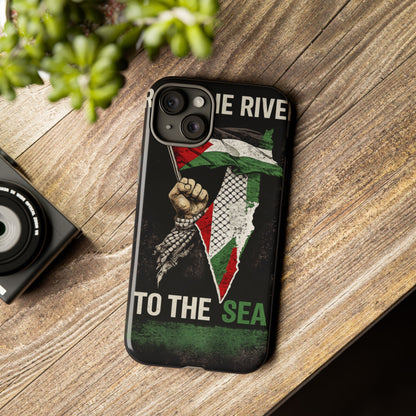 Palestine Flag Fist Phone Case – Protective Solidarity Design