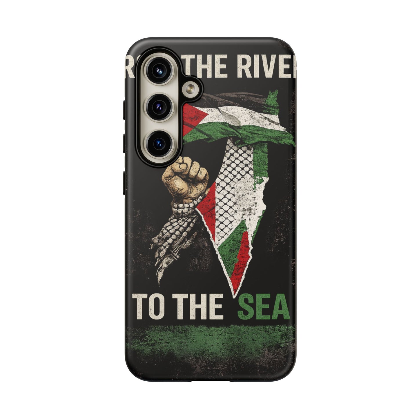Palestine Flag Fist Phone Case – Protective Solidarity Design