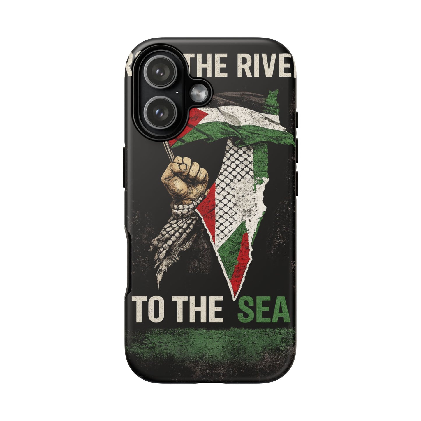 Palestine Flag Fist Phone Case – Protective Solidarity Design