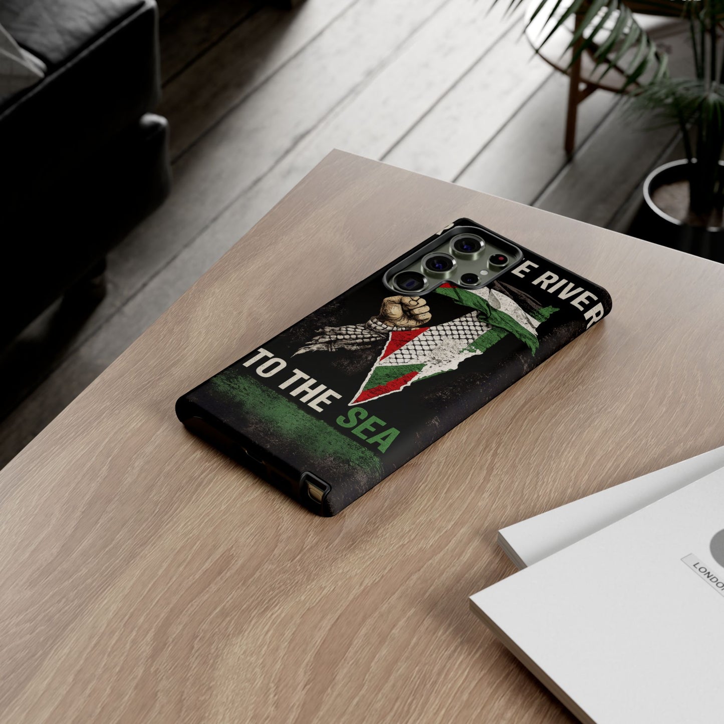 Palestine Flag Fist Phone Case – Protective Solidarity Design