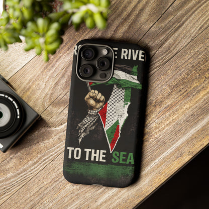 Palestine Flag Fist Phone Case – Protective Solidarity Design
