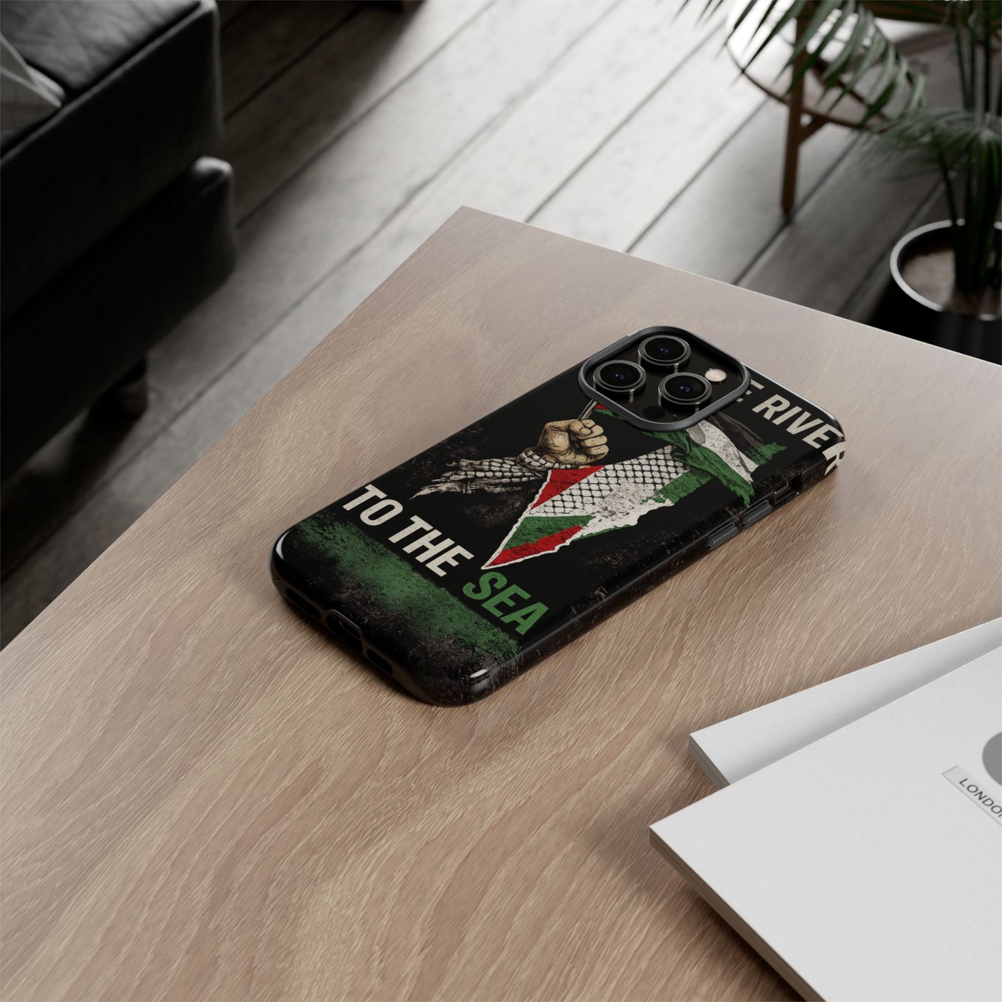 Palestine Flag Fist Phone Case – Protective Solidarity Design
