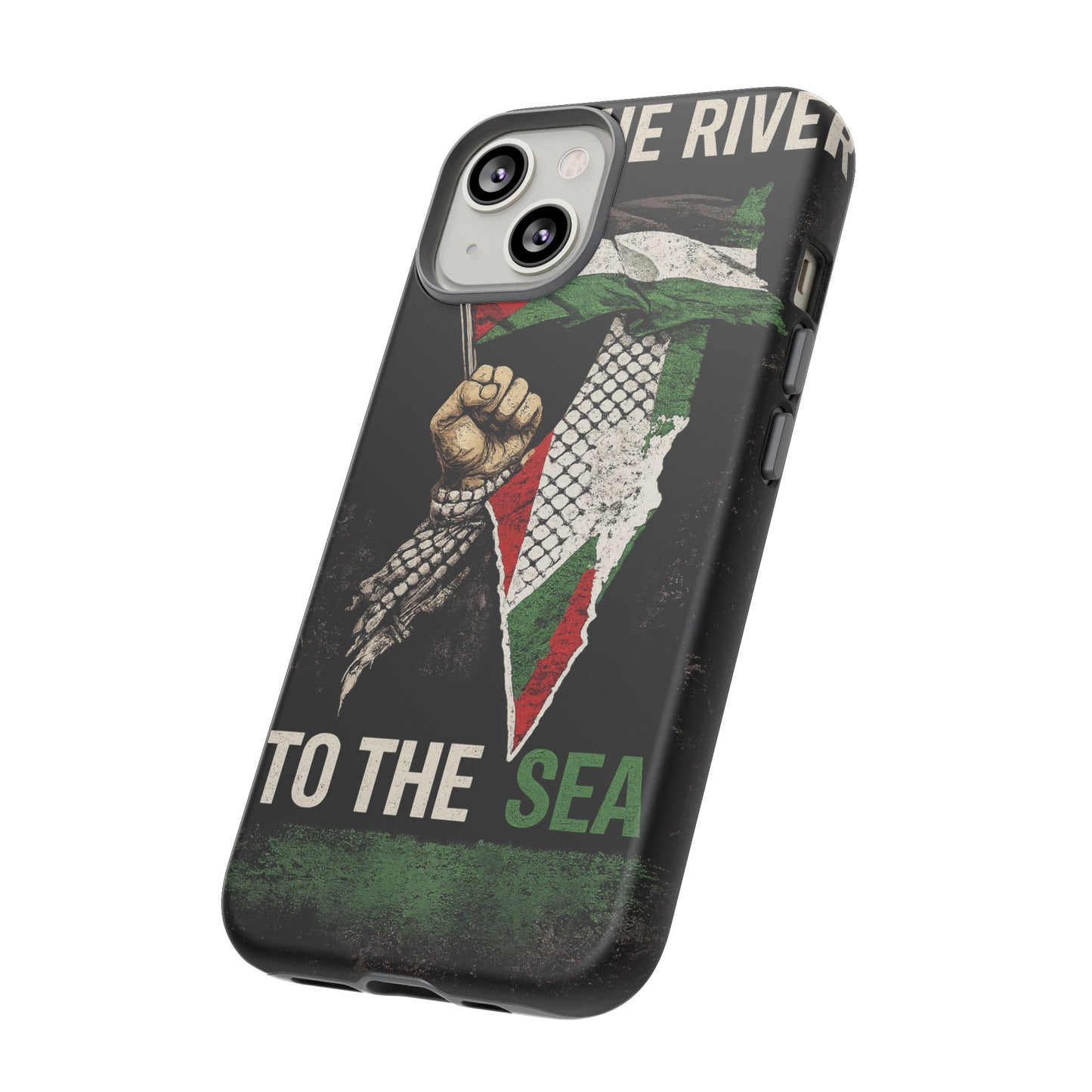 Palestine Flag Fist Phone Case – Protective Solidarity Design