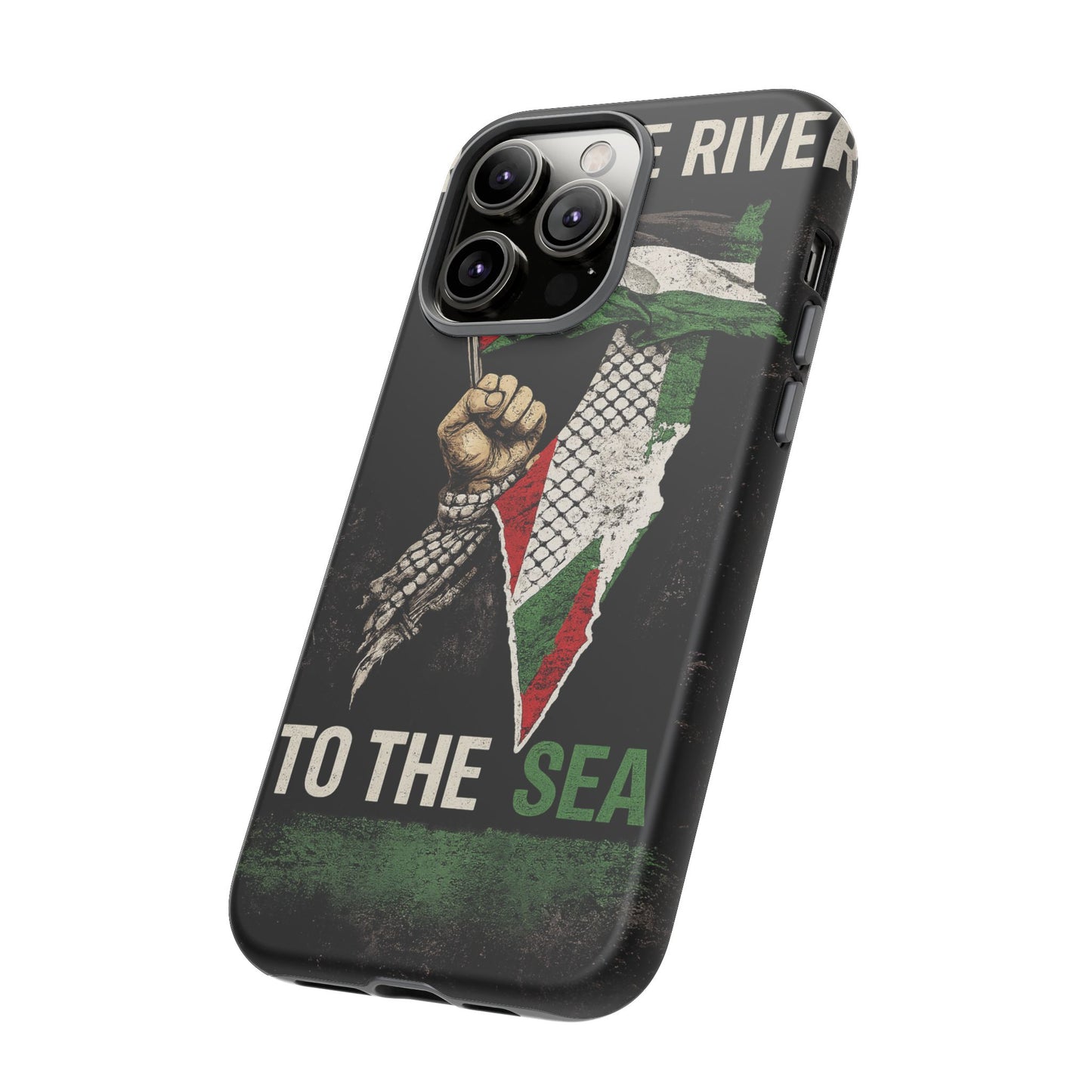 Palestine Flag Fist Phone Case – Protective Solidarity Design