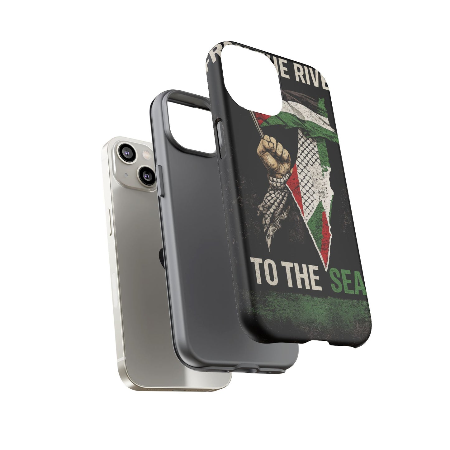 Palestine Flag Fist Phone Case – Protective Solidarity Design