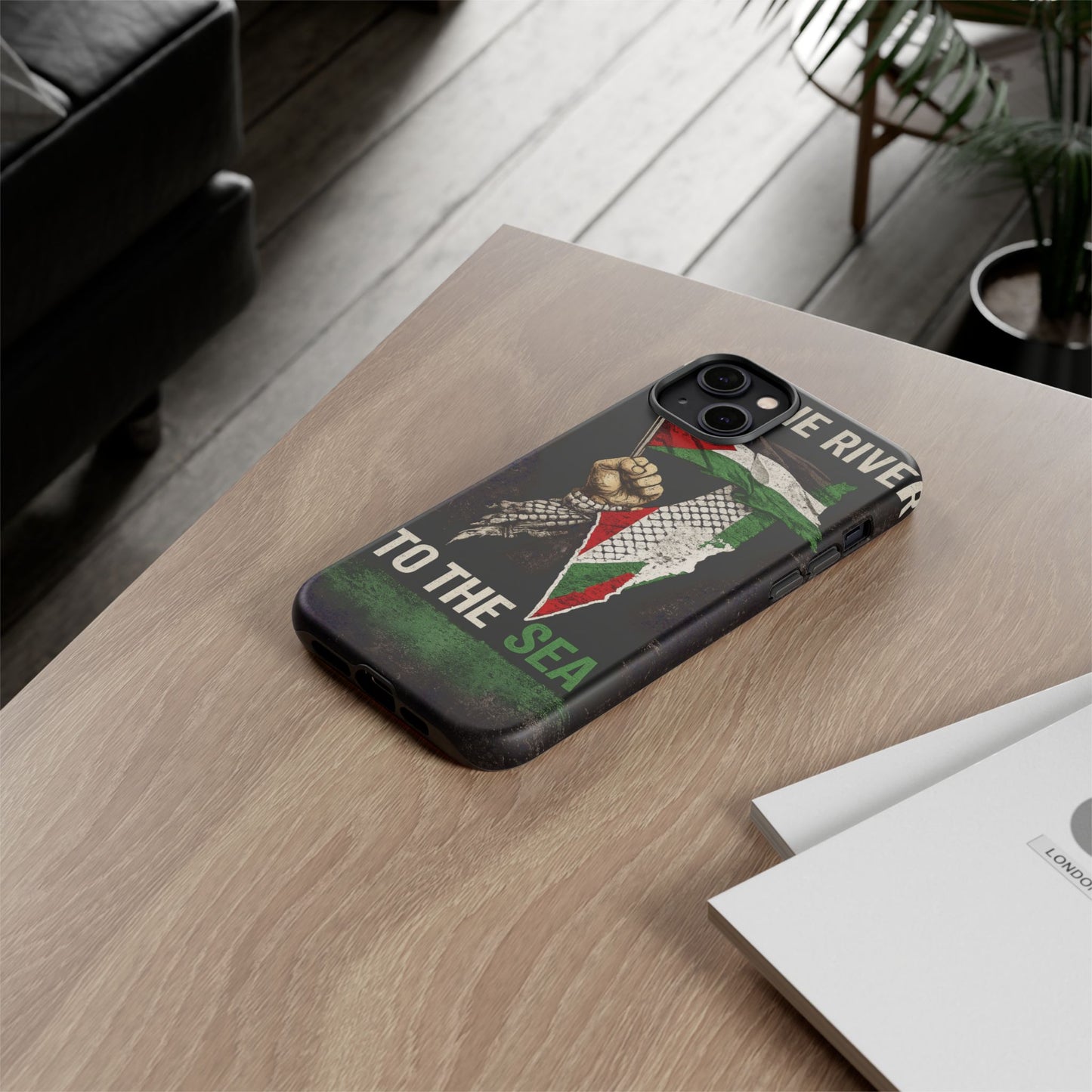 Palestine Flag Fist Phone Case – Protective Solidarity Design