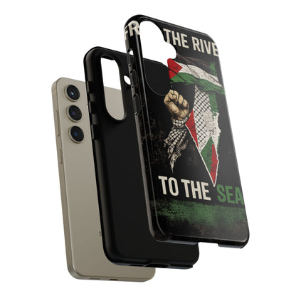 Palestine Flag Fist Phone Case – Protective Solidarity Design