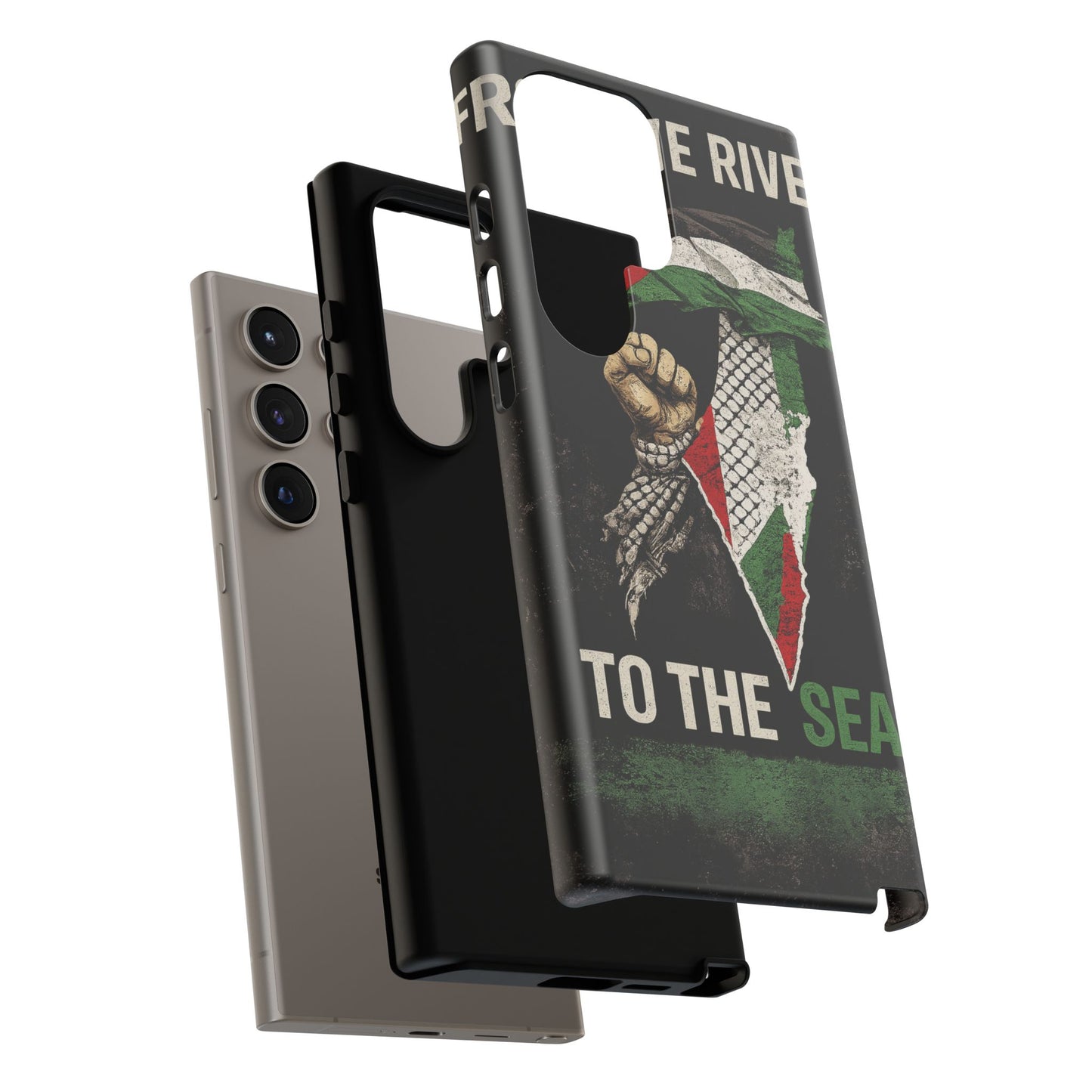 Palestine Flag Fist Phone Case – Protective Solidarity Design