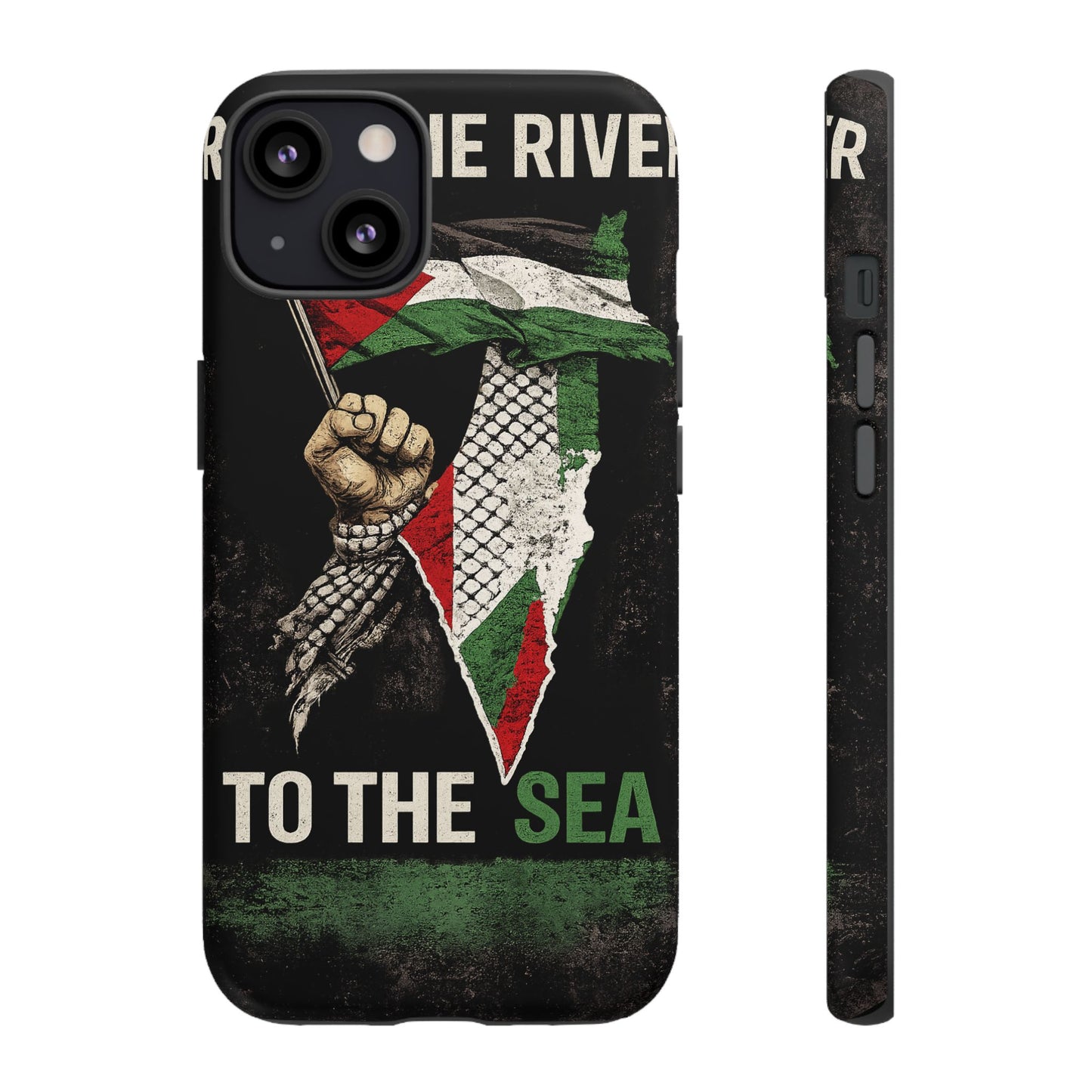 Palestine Flag Fist Phone Case – Protective Solidarity Design