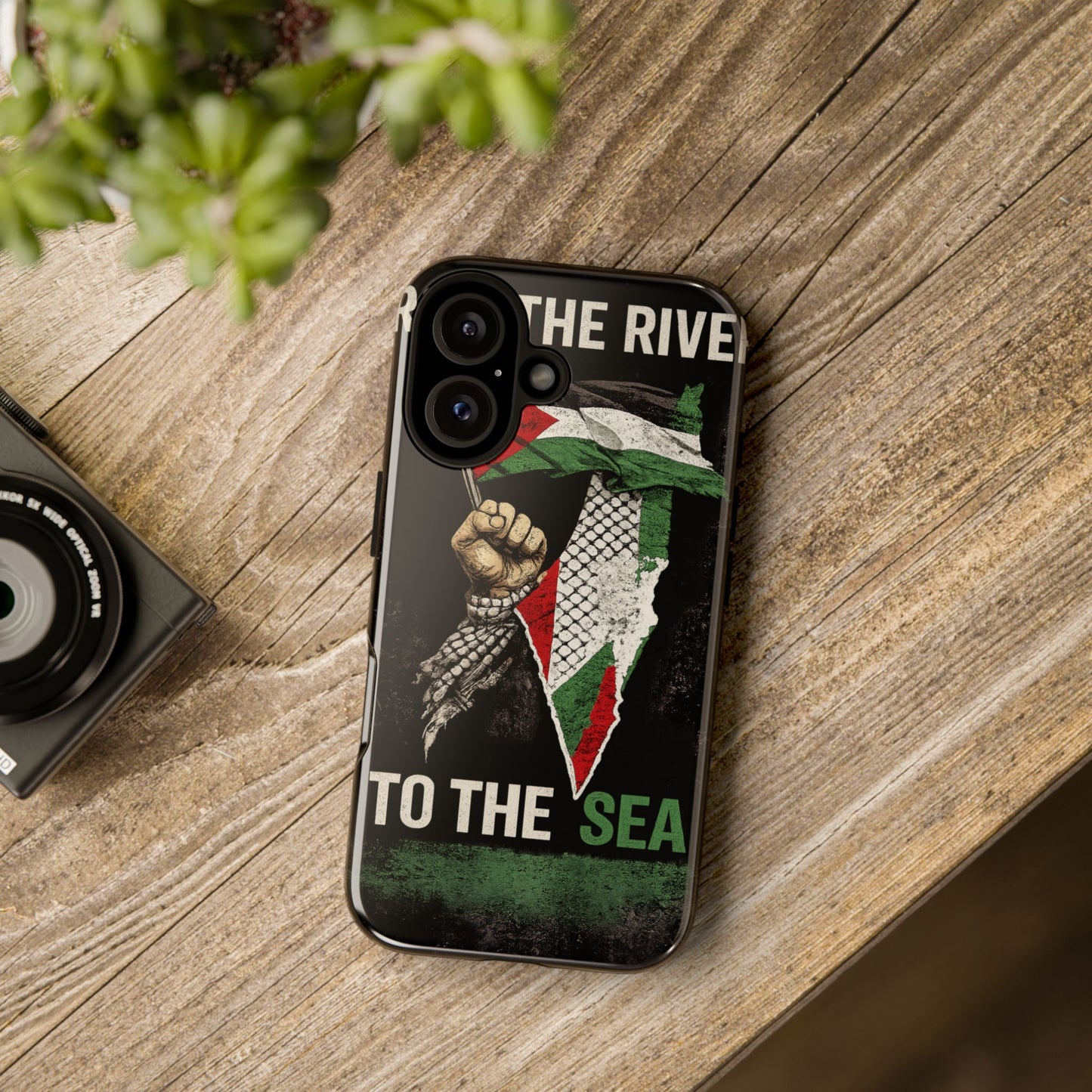 Palestine Flag Fist Phone Case – Protective Solidarity Design