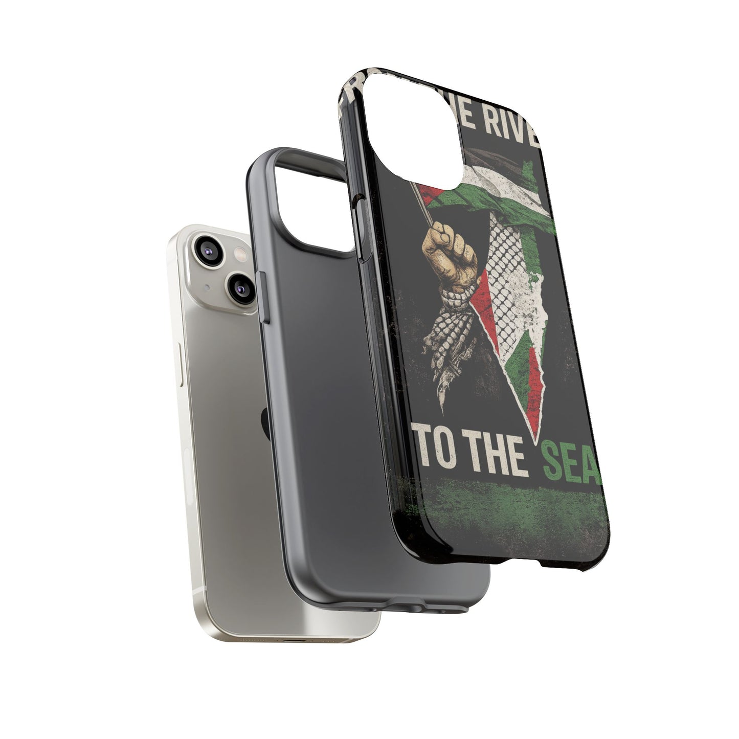 Palestine Flag Fist Phone Case – Protective Solidarity Design
