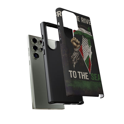 Palestine Flag Fist Phone Case – Protective Solidarity Design