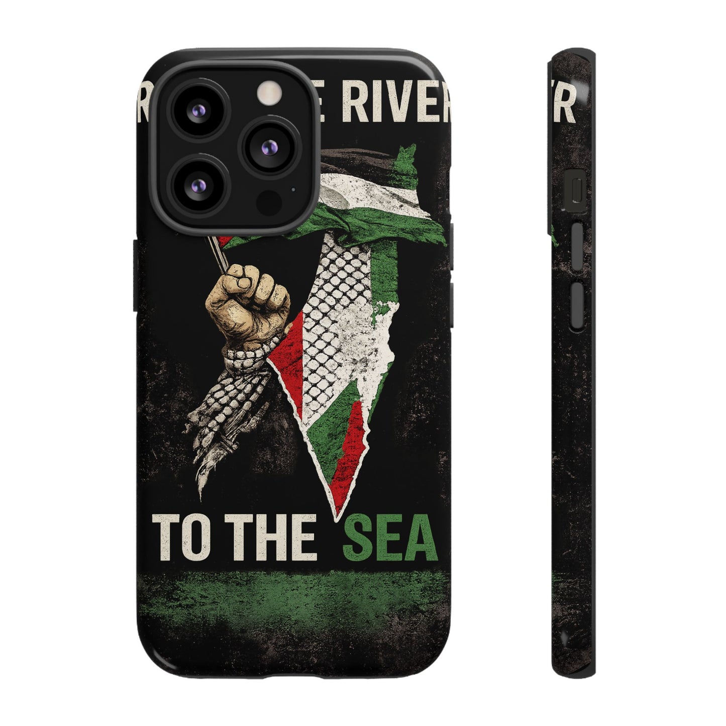 Palestine Flag Fist Phone Case – Protective Solidarity Design