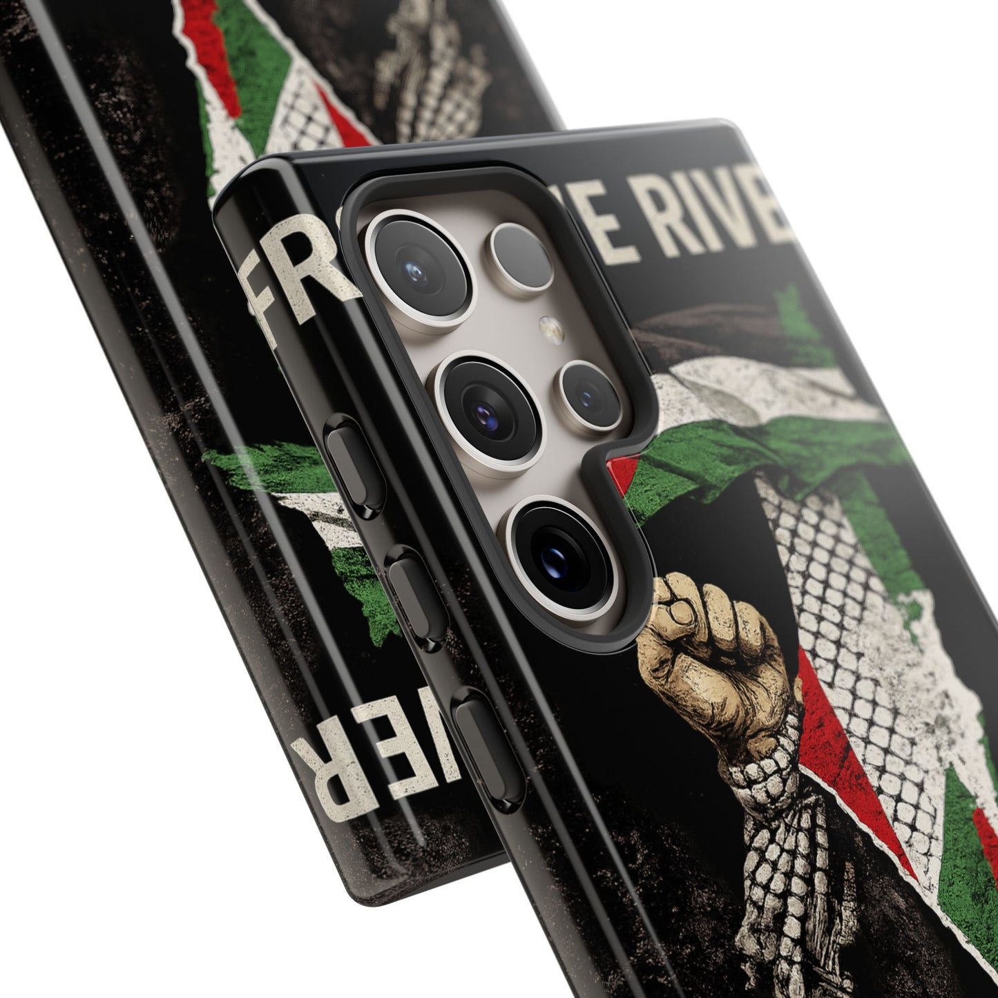 Palestine Flag Fist Phone Case – Protective Solidarity Design