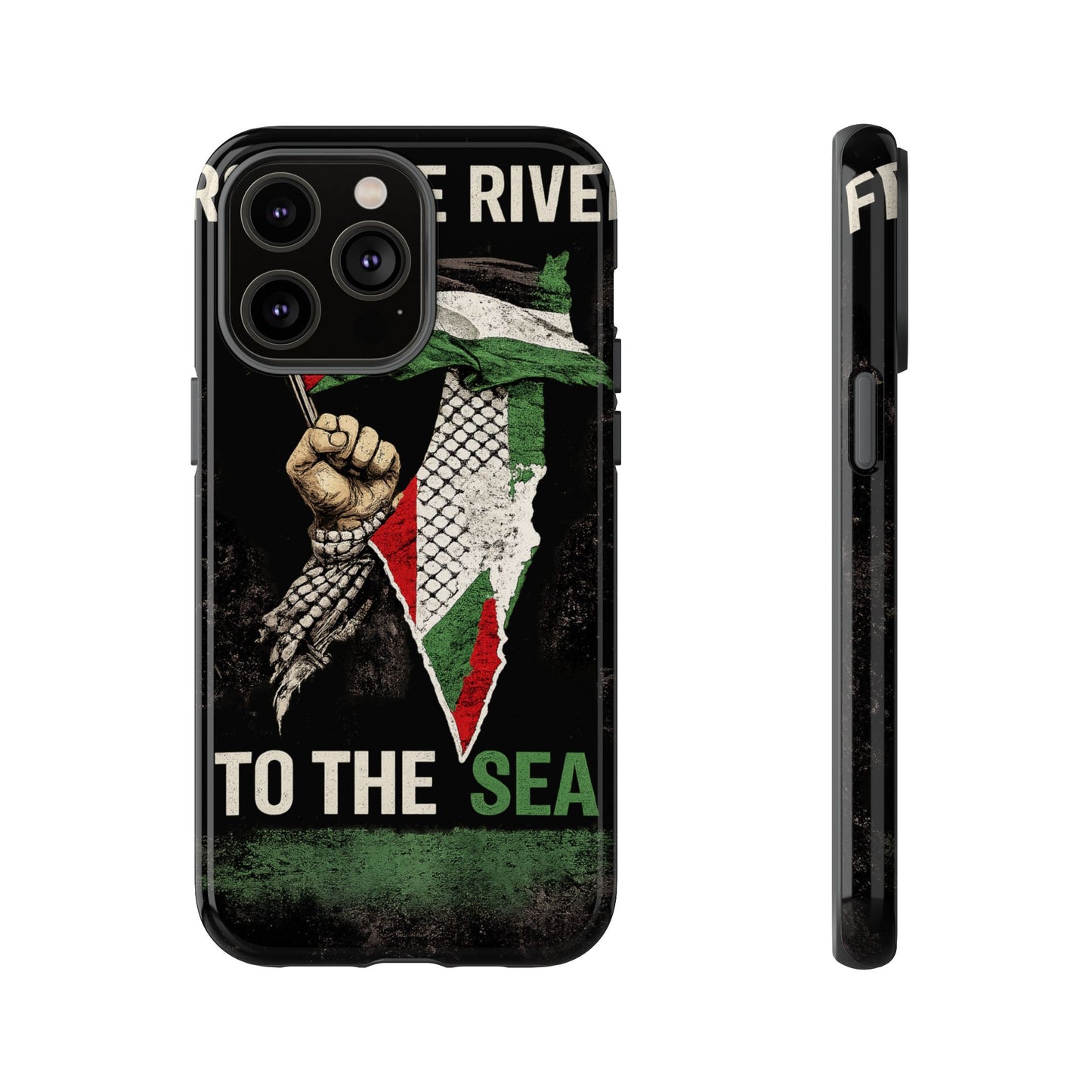 Palestine Flag Fist Phone Case – Protective Solidarity Design