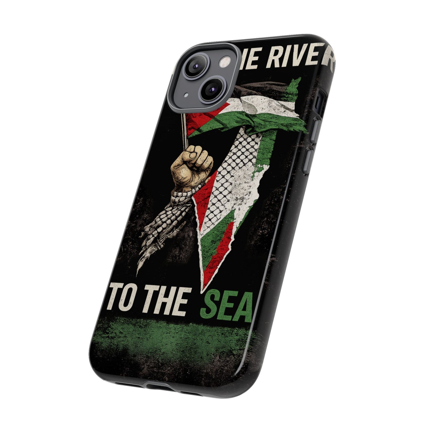 Palestine Flag Fist Phone Case – Protective Solidarity Design
