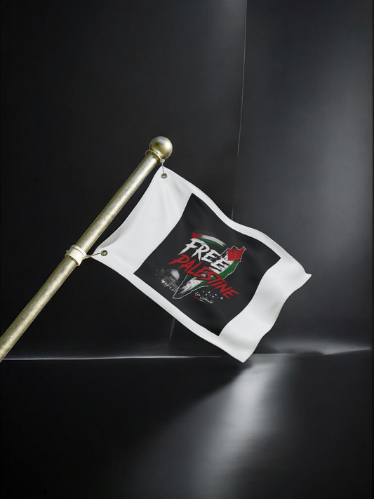 Palestine Double-Sided Flag – Solidarity Garden Banner
