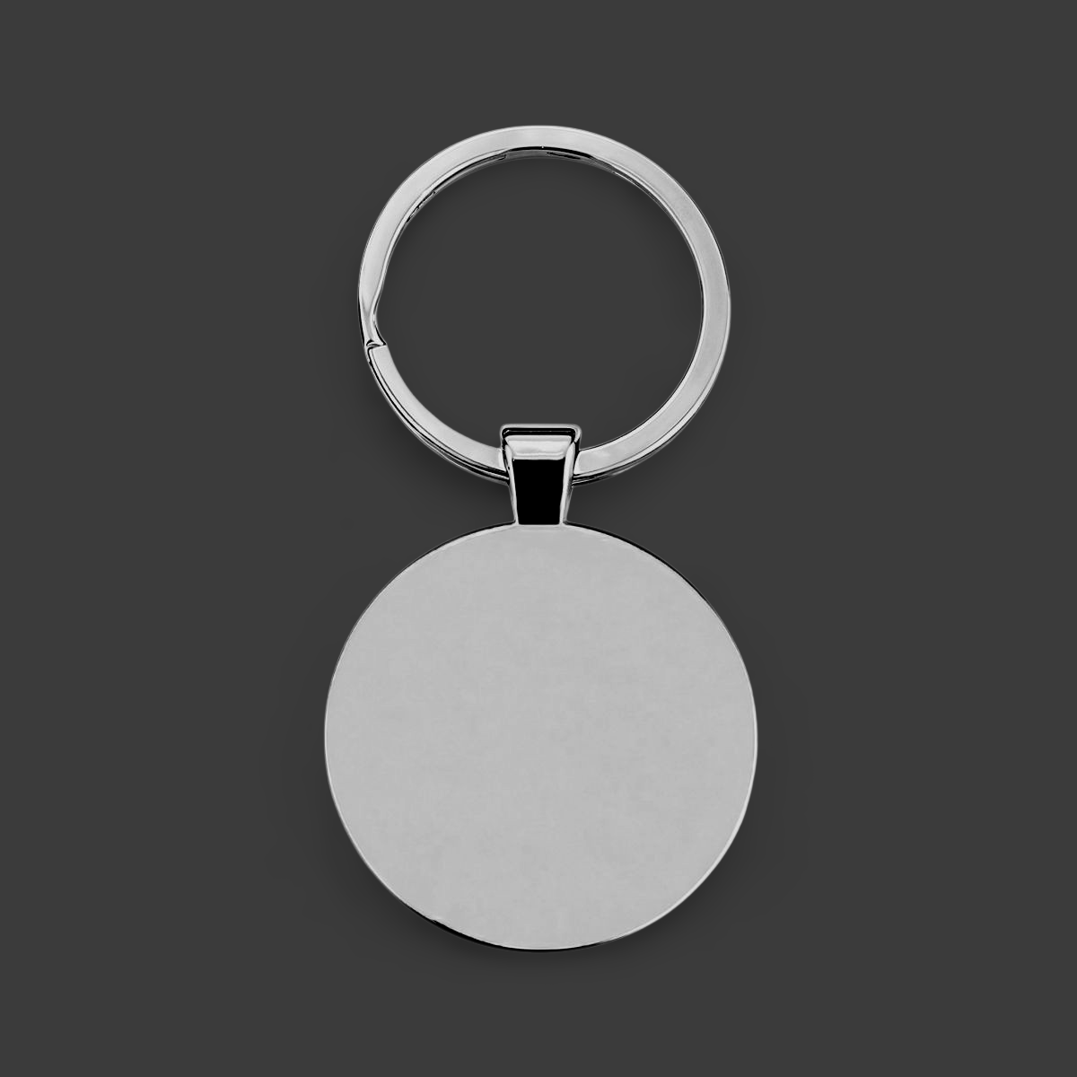 Free Palestine Round Stainless Steel Keychain – Minimalist Metal Accessory