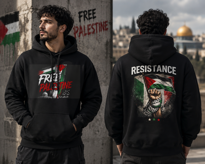 Free Palestine Midweight Hoodie – Premium Streetwear Pullover