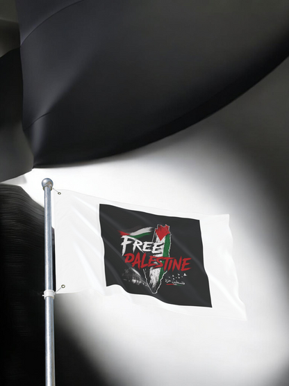 Palestine Double-Sided Flag – Solidarity Garden Banner